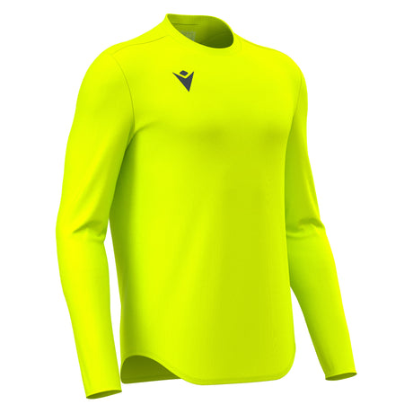 JNR Macron Void Shirt LS - Neon Yellow - KitRoom