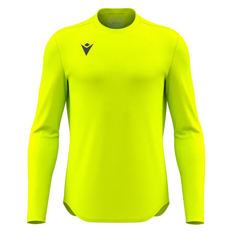JNR Macron Void Shirt LS - Neon Yellow - KitRoom