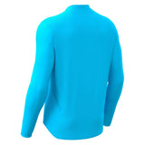 JNR Macron Void Shirt LS - Neon Sky - KitRoom