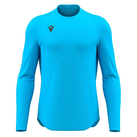 JNR Macron Void Shirt LS - Neon Sky - KitRoom