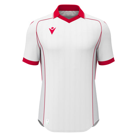 JNR Macron Ranger ECO Shirt SS - White/Red - KitRoom