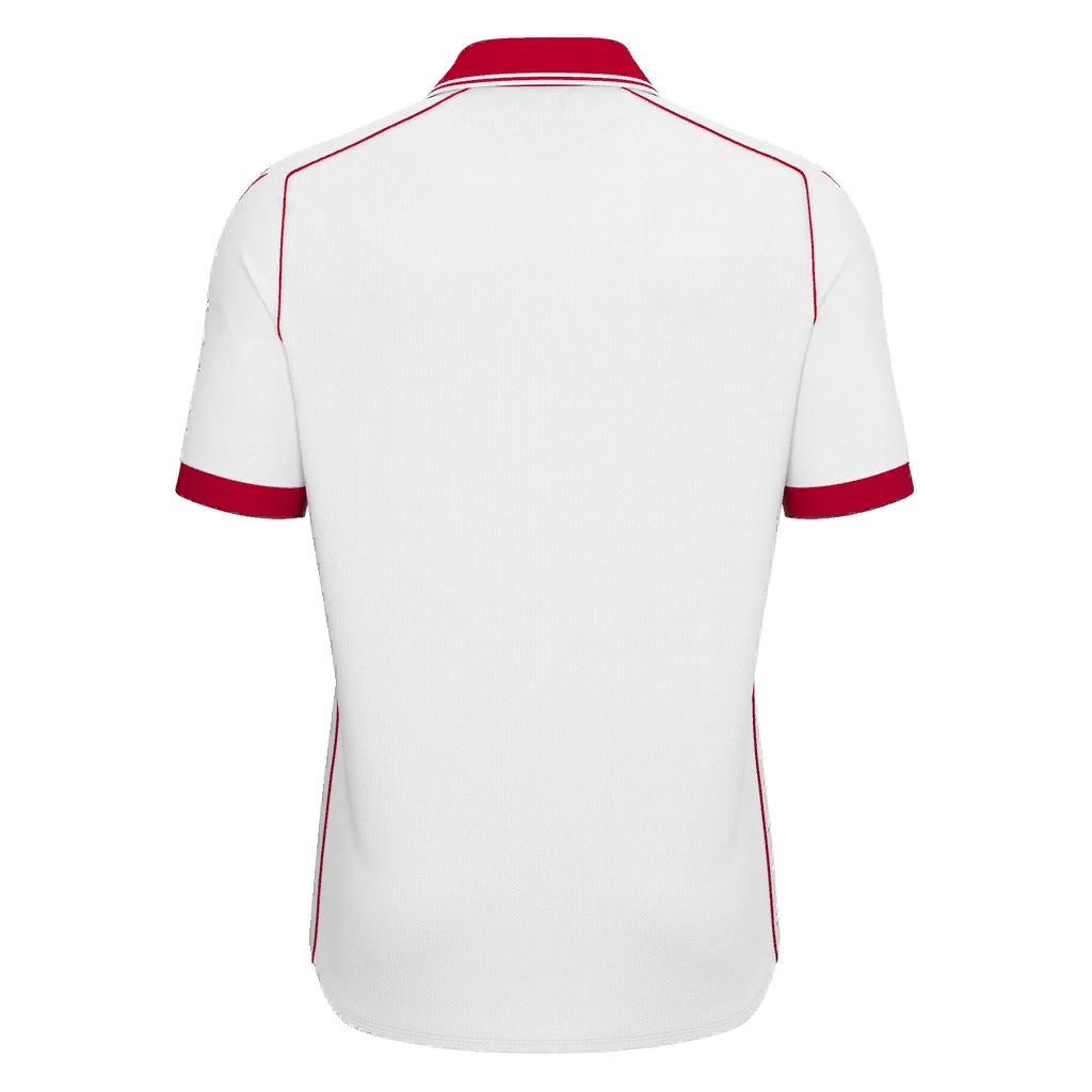 Welsh Guards Macron Warden Eco Match Shirt White/Red SNR