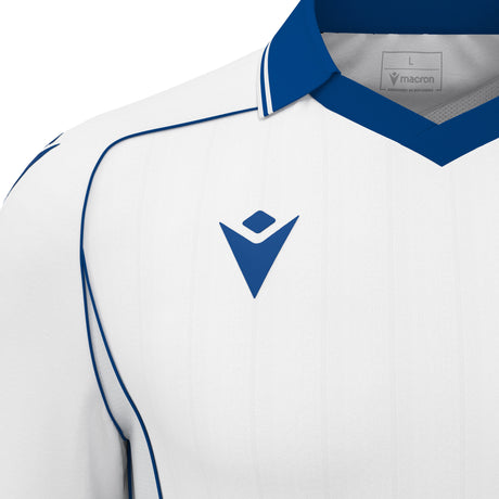 JNR Macron Ranger ECO Shirt SS - White/Royal Blue - KitRoom