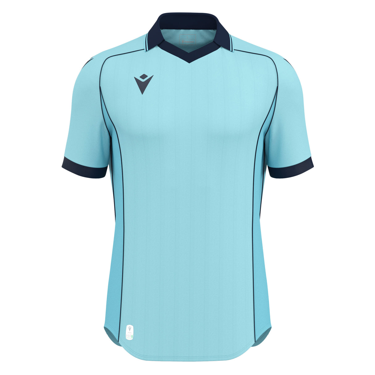 JNR Macron Ranger ECO Shirt SS - Sky/Navy - KitRoom