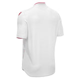 JNR Macron Arcane ECO Shirt SS - White/Red - KitRoom