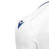 JNR Macron Arcane ECO Shirt SS - White/Royal Blue - KitRoom