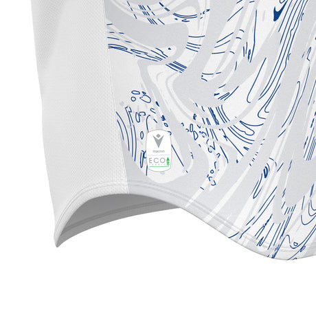 JNR Macron Arcane ECO Shirt SS - White/Royal Blue - KitRoom