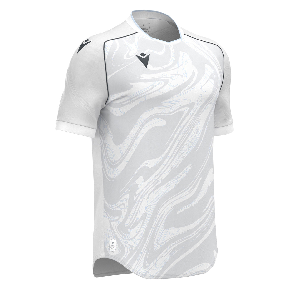 JNR Macron Arcane ECO Shirt SS - White/Silver - KitRoom