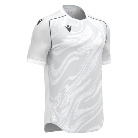 JNR Macron Arcane ECO Shirt SS - White/Silver - KitRoom