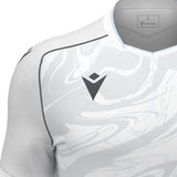 JNR Macron Arcane ECO Shirt SS - White/Silver - KitRoom