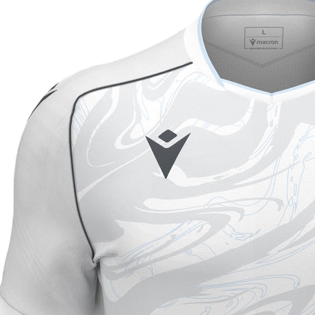JNR Macron Arcane ECO Shirt SS - White/Silver - KitRoom
