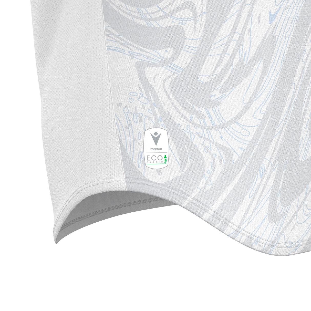 JNR Macron Arcane ECO Shirt SS - White/Silver - KitRoom