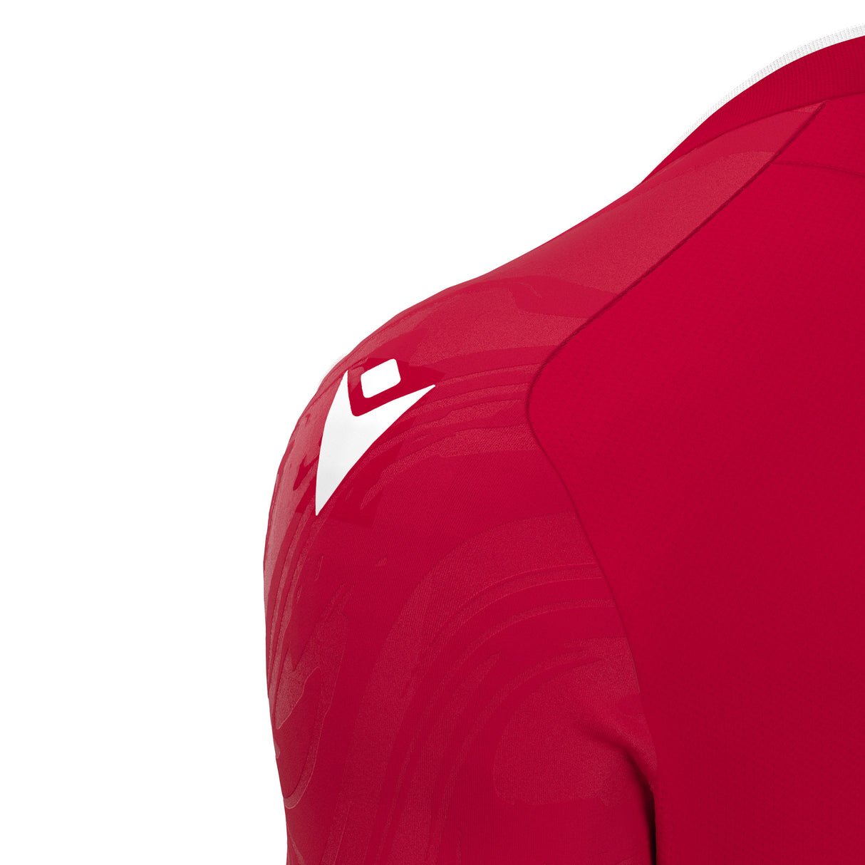 JNR Macron Arcane ECO Shirt SS - Red/White - KitRoom