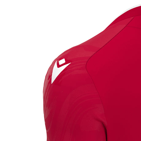 JNR Macron Arcane ECO Shirt SS - Red/White - KitRoom