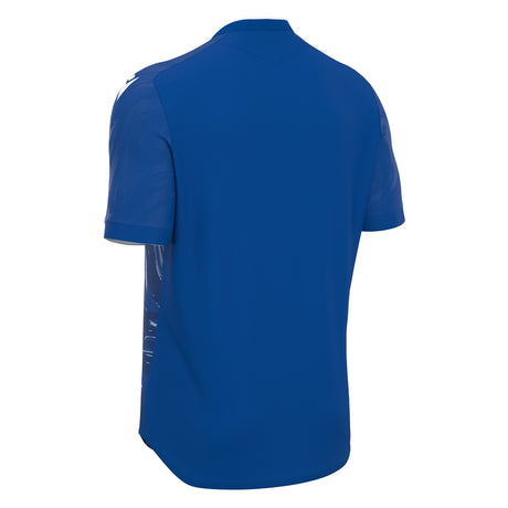 JNR Macron Arcane ECO Shirt SS - Royal Blue/White - KitRoom