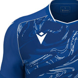 JNR Macron Arcane ECO Shirt SS - Royal Blue/White - KitRoom