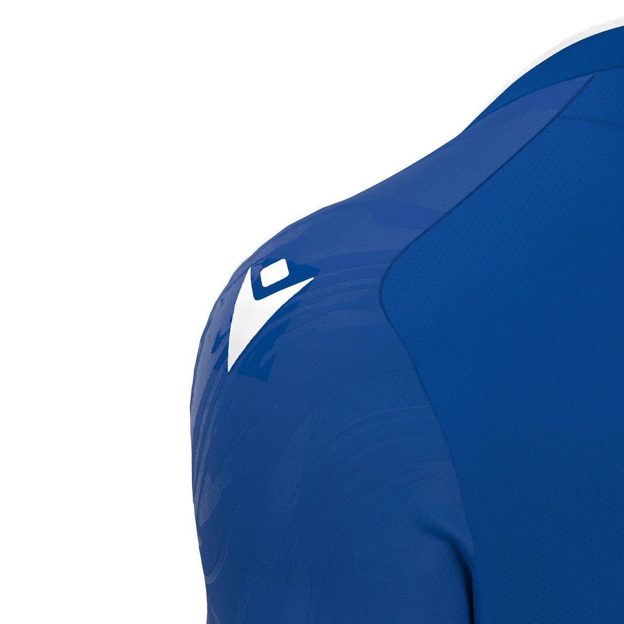 JNR Macron Arcane ECO Shirt SS - Royal Blue/White - KitRoom
