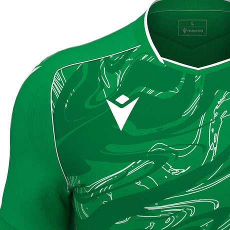 JNR Macron Arcane ECO Shirt SS - Green/White - KitRoom