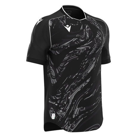 JNR Macron Arcane ECO Shirt SS - Black/White - KitRoom