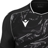 JNR Macron Arcane ECO Shirt SS - Black/White - KitRoom