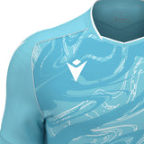 JNR Macron Arcane ECO Shirt SS - Sky/White - KitRoom