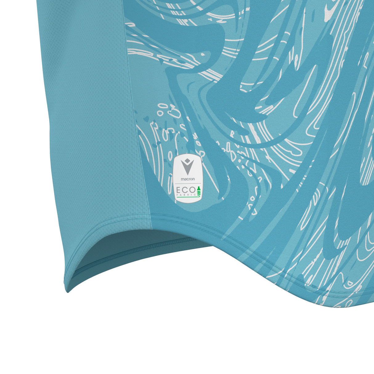 JNR Macron Arcane ECO Shirt SS - Sky/White - KitRoom