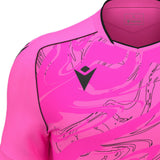 JNR Macron Arcane ECO Shirt SS - Pink/Black - KitRoom