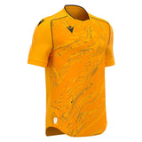 JNR Macron Arcane ECO Shirt SS - Amber/Black - KitRoom