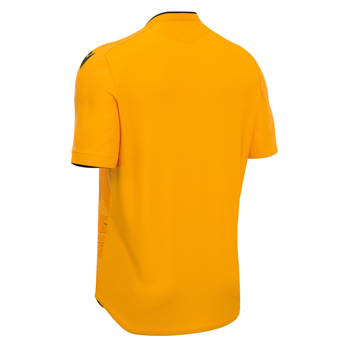 JNR Macron Arcane ECO Shirt SS - Amber/Black - KitRoom