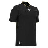 JNR Macron Mendez ECO Referee Shirt SS - Black/Gold - KitRoom