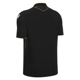 JNR Macron Mendez ECO Referee Shirt SS - Black/Gold - KitRoom