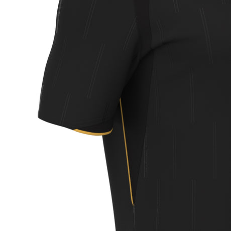 JNR Macron Mendez ECO Referee Shirt SS - Black/Gold - KitRoom