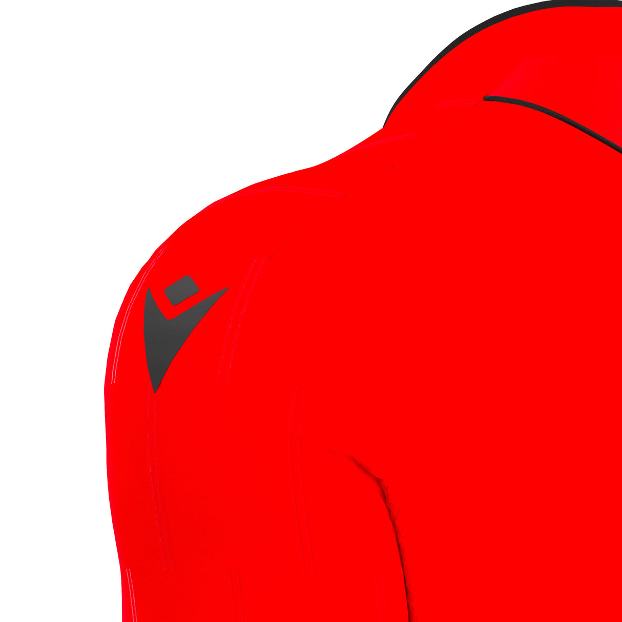 JNR Macron Mendez ECO Referee Shirt SS - Brick Red/Black - KitRoom