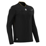 JNR Macron Mendez ECO Referee Shirt LS - Black/Gold - KitRoom