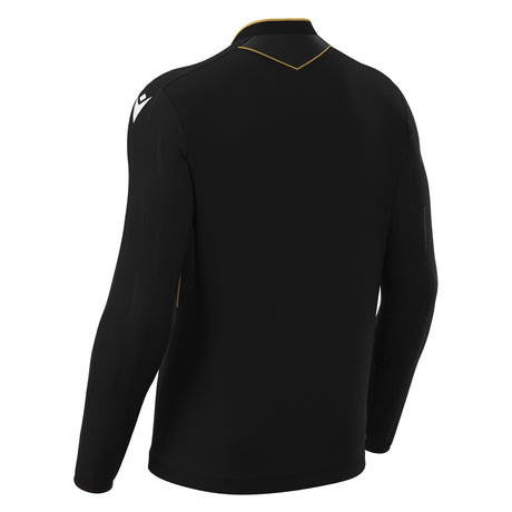 JNR Macron Mendez ECO Referee Shirt LS - Black/Gold - KitRoom