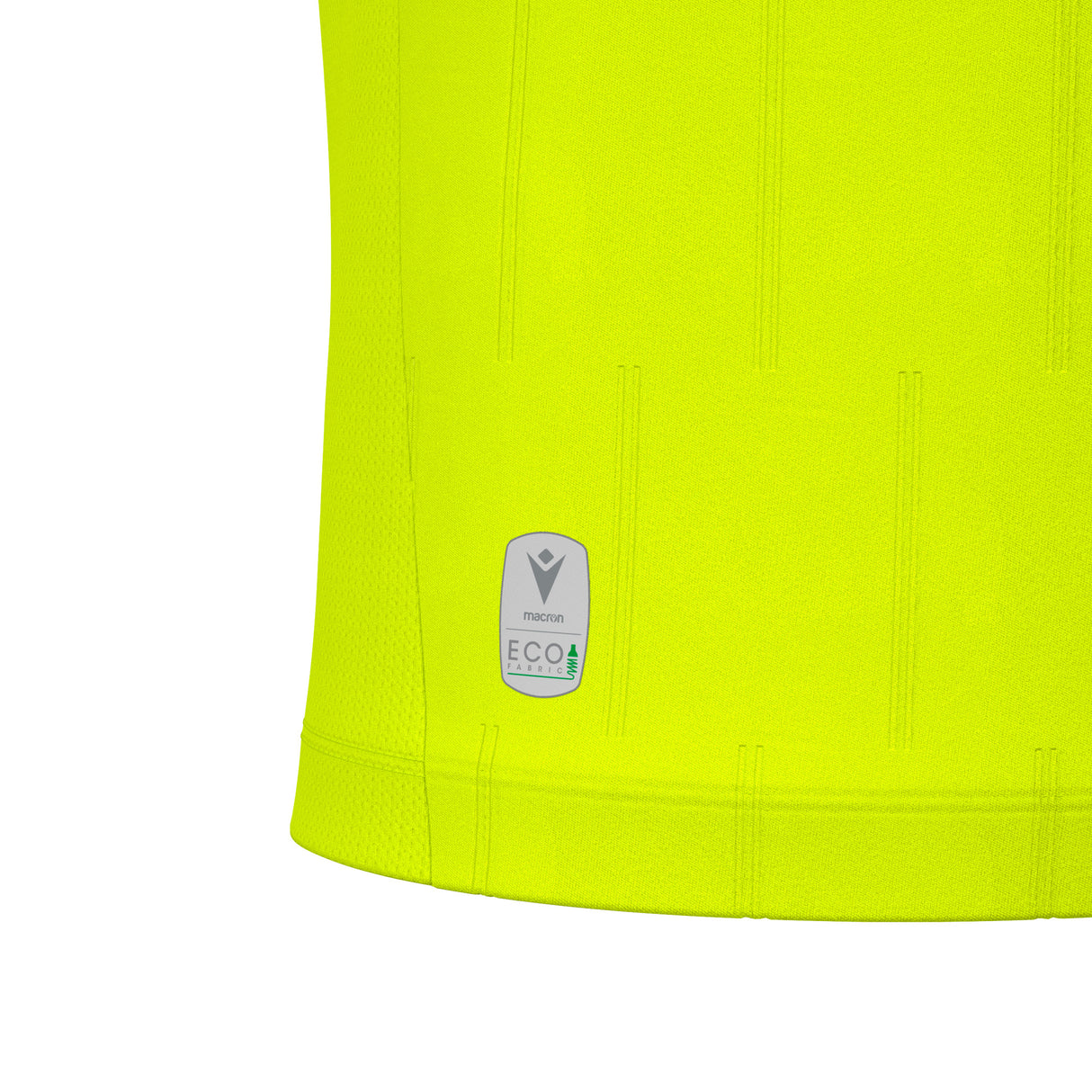 JNR Macron Mendez ECO Referee Shirt LS - Neon Yellow/Black - KitRoom