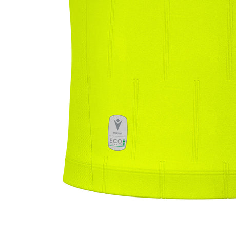 JNR Macron Mendez ECO Referee Shirt LS - Neon Yellow/Black - KitRoom