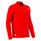 JNR Macron Mendez ECO Referee Shirt LS - Brick Red/Black - KitRoom