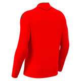 JNR Macron Mendez ECO Referee Shirt LS - Brick Red/Black - KitRoom