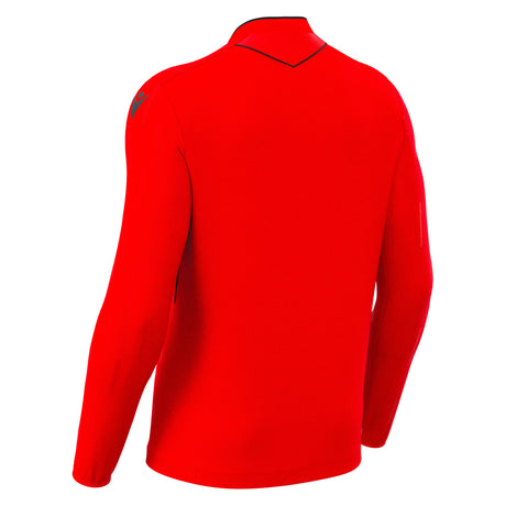 JNR Macron Mendez ECO Referee Shirt LS - Brick Red/Black - KitRoom