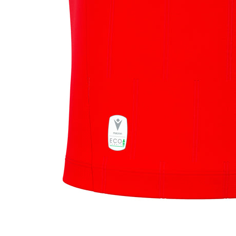 JNR Macron Mendez ECO Referee Shirt LS - Brick Red/Black - KitRoom