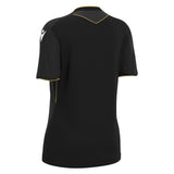 JNR Macron Tess ECO WMN Referee Shirt SS - Black/Gold - KitRoom
