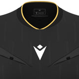 JNR Macron Tess ECO WMN Referee Shirt SS - Black/Gold - KitRoom
