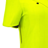 JNR Macron Tess ECO WMN Referee Shirt SS - Neon Yellow/Black - KitRoom