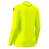 JNR Macron Tess ECO WMN Referee Shirt LS - Neon Yellow/Black - KitRoom