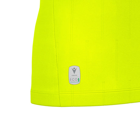 JNR Macron Tess ECO WMN Referee Shirt LS - Neon Yellow/Black - KitRoom