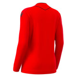 JNR Macron Tess ECO WMN Referee Shirt LS - Brick Red/Black - KitRoom