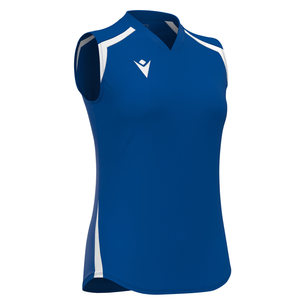 JNR Macron Frostmoor WMN Sleeveless Shirt - Royal Blue/White - KitRoom