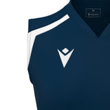 JNR Macron Frostmoor WMN Sleeveless Shirt - Navy/White - KitRoom