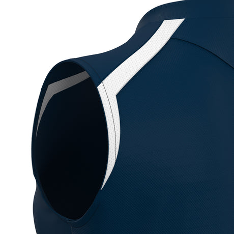 JNR Macron Frostmoor WMN Sleeveless Shirt - Navy/White - KitRoom